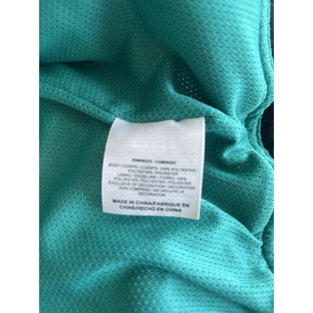 Jordan Jumpman Hooded Windbreaker Jacket Men's Large White Black Teal Mesh Lined